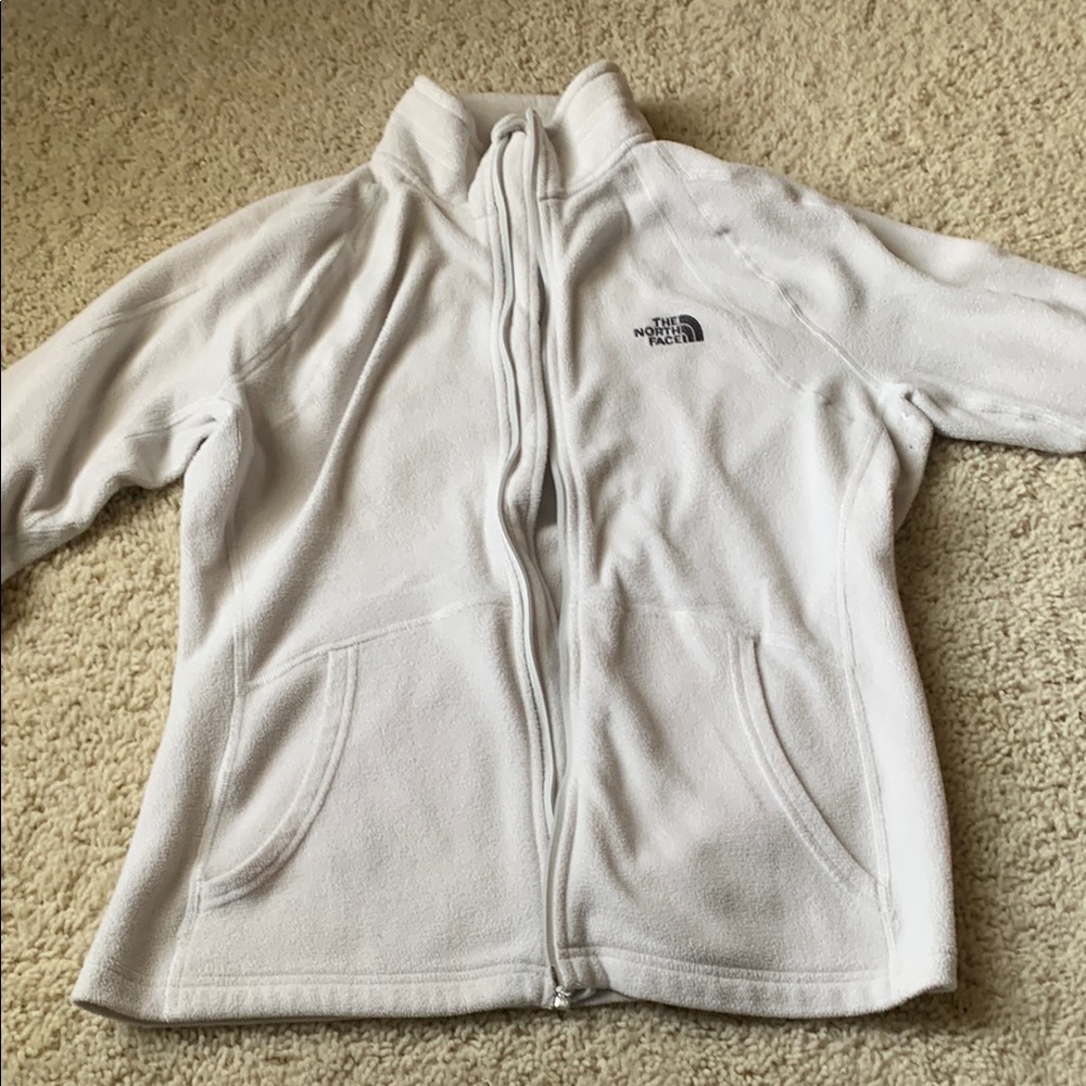 Womens North Face Ivory Fleece Jacket